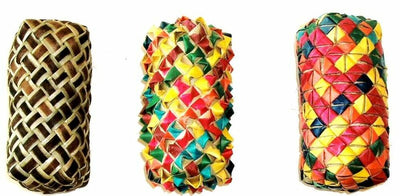 Cylinder Woven Foot Toy 3 pack