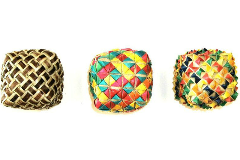 Square Woven Foot Toy Large